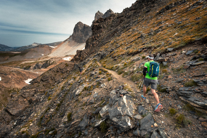 Heading Towards Buck Mountain Pass After Crossing Static Peak Divide