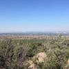 A nice view of Albuquerque shortly after beginning (or ending) the Domingo Vaca Trail portion.