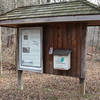 Trailhead on Sarles Street in Mt Kisco - map kiosk