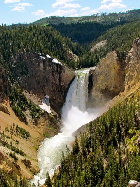 Lower Falls of the Yellowstone.