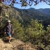 Coming up to the viewpoint on Devils Backbone Trail