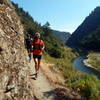 Awesome running on the Rogue River Trail
