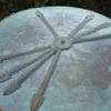 Sighting disc at the top of the Pu'u Huluhulu Cinder Cone.