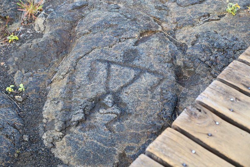 Petroglyph man
