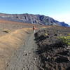 Hiking in Haleakala 'crater'