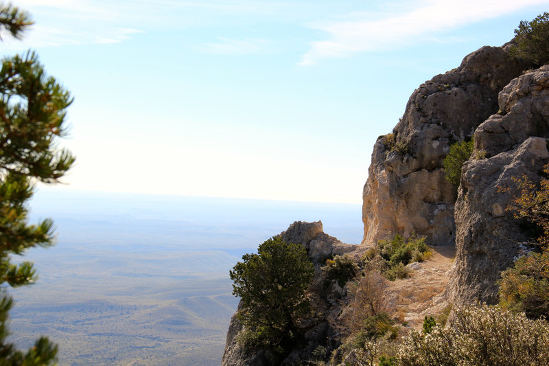 Guadalupe Peak Trail Hiking Trail, Pine Springs, Texas
