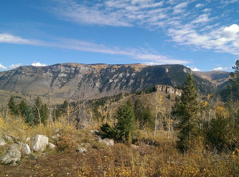 Looking across the valley towards Battle Mountain