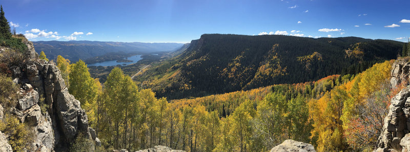 View Of The Aspens, The Animas River Valley, And Electra Lake Looking 