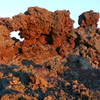 Cool lava formations along Black Crater Trail.