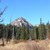 A last look at Mount Gog from a small cattle trail in White Pine Canyon.