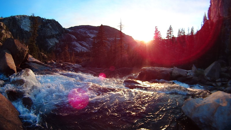The Tuolumne River at its finest in Yosemite National Park, CA.