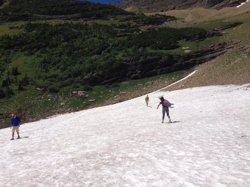 Snowball fight in July!