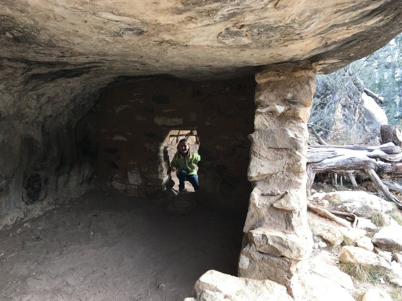 The Anasazi were apparently shorter than your average 10-year-old!