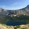 Glacier National Park spreads out from Dawson Pass!