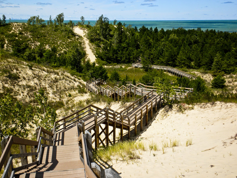 West Beach 3Loop Hiking Trail, Ogden Dunes, Indiana