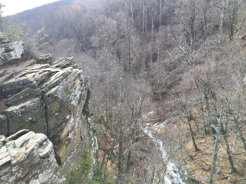 Whiteoak Canyon overlook, looking downriver.