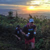 Running along the crest of the Black Mountains of NC.