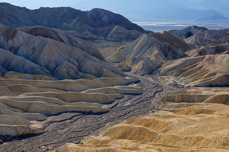 Zabriskie Point Trail Hiking Trail, Badwater, California