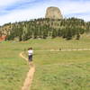 Sightseeing at Devils Tower.