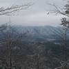 Views of the Smokies Crest from the Chestnut Top Trail.