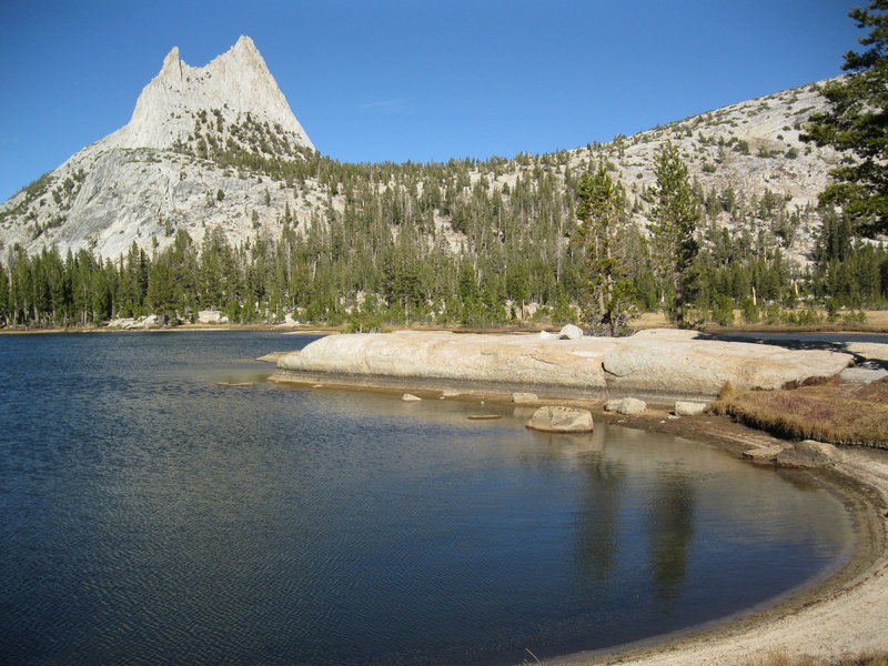 Cathedral Lake w/ Cathedral Peak.