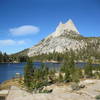 Lower Cathedral Lake w/ Cathedral Peak.