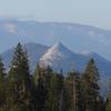 It's easy to sneak peeks of Squaw Dome from the Isberg Trail.