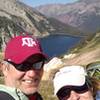 We are on top of Trail Rider Pass 12,400 looking down on Snowmass Lake. Absolutely breathtaking!