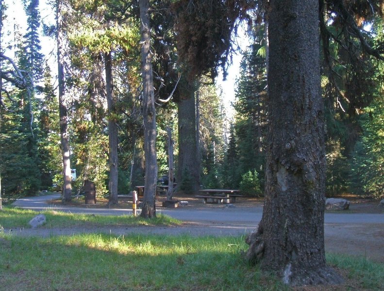 The Mazama Campground is a good jumping off point for the Annie Spring Canyon Trail.