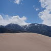 The Sangre de Cristo mountains are the perfect background for the dunes.