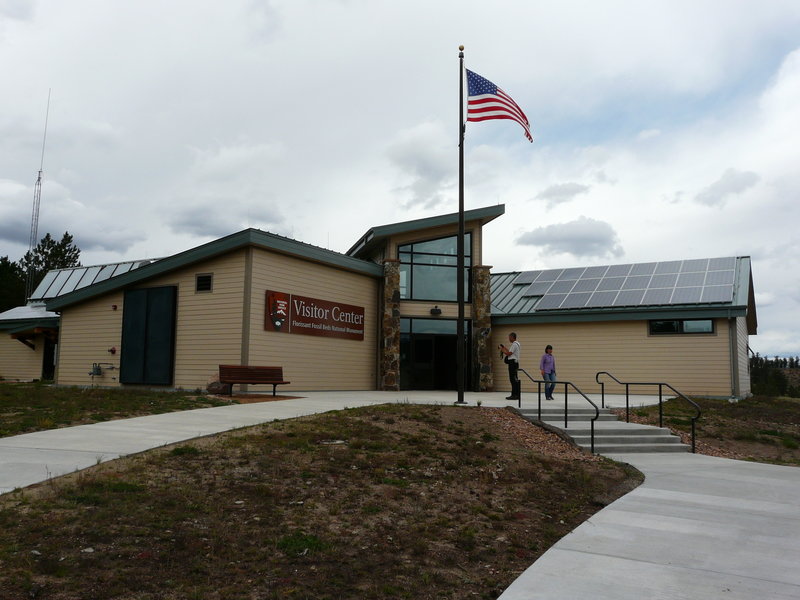 Florissant Fossil Beds Visitor Center.