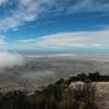 Panorama from the summit of Guadalupe Peak. Best place I've ever had Thanksgiving dinner!