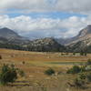 Beartooth Plateau and glaciated valley from the northern end of Island Lake.