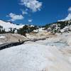 The boardwalk that works its way through Bumpass Hell. Make sure the kids stay on it as the ground can give way to scalding water underneath.