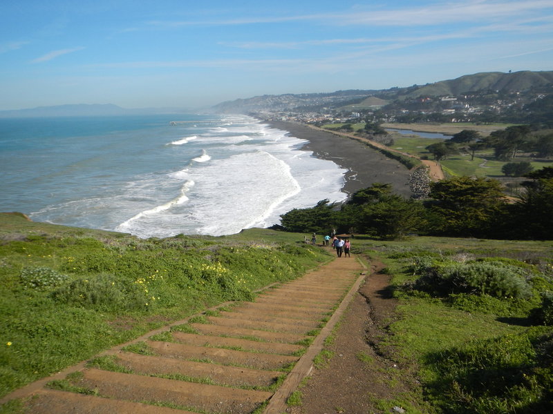 Mori Point Trail Map Mori Point Hiking Trail, Pacifica, California