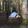 Upper Falls backpacking Tent Camp