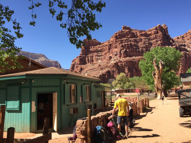 The Havasupai Tourist Office in Supai, AZ.