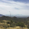 Looking towards downtown Tucson from up on the Ridgeline Trail.