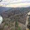 Angel Falls overlook in Big South Fork Rive and Nature Area.