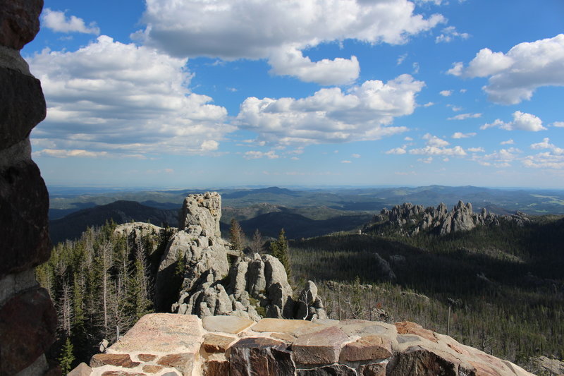 View from the Harney Peak Fire Tower.