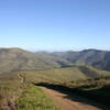 The Miwok Trail above the Tennessee Valley.