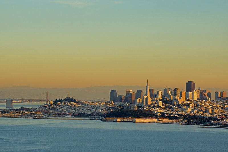 A great view of San Francisco.