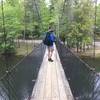 Swinging Bridge across Arch Lake