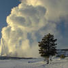 Upper Geyser Basin - Old Faithful in the winter. with permission from walkaboutwest *No Commercial Use