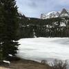 Fern Lake in all its frozen beauty.