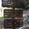 Mileage sign. Chilnualna Falls 4.1 miles.