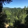 Rare view from Pool Ridge Trail.