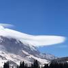Lenticular cloud near Mt. Rainier.