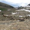 Grinnell Glacier past end of trail, Many Glacier area, Glacier National Park. with permission from phil h