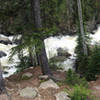 Ouzel Creek rushing with snow melt in June.